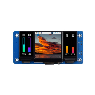 TRIPLE LCD HAT PARA RASPBERRY PI