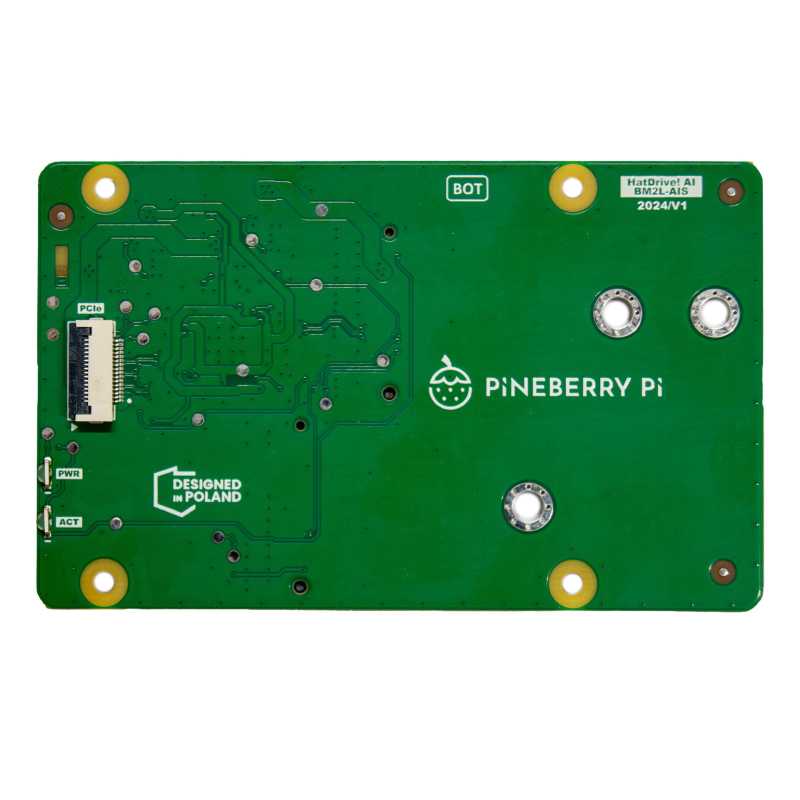 Raspberry Tpu PINEBERRY HATDRIVE! AI (NVMe 2230, 2242 + CORAL EDGE TPU) PARA ...