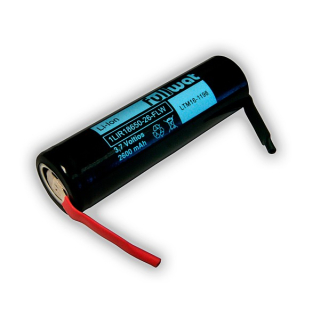 FULLWAT BATERIA LITIO-ION 18650 3,7V 2600MAH TERMINALES