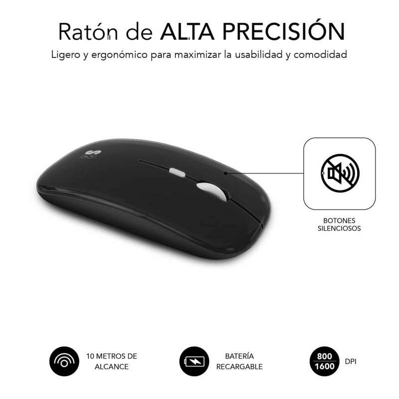 Teclado Raton Bluetooth Multidispositivo Trust Lyra Teclado Y