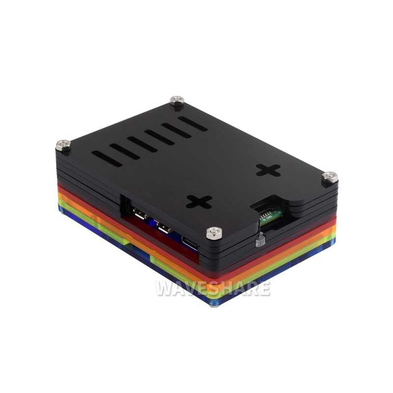 RLTech Custodia Acrilica Per Raspberry Pi 4 Modello B, Raspberry - Foto 12