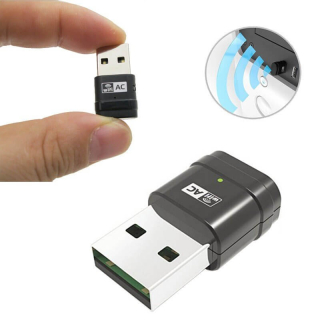 MINI ANTENA WIFI USB NANO 802.11AC 600MBPS 2.4GHZ/5GHZ 2DBI MT7610U