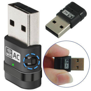 MINI ANTENA WIFI USB NANO 802.11AC 600MBPS 2.4GHZ/5GHZ 2DBI MT7610U