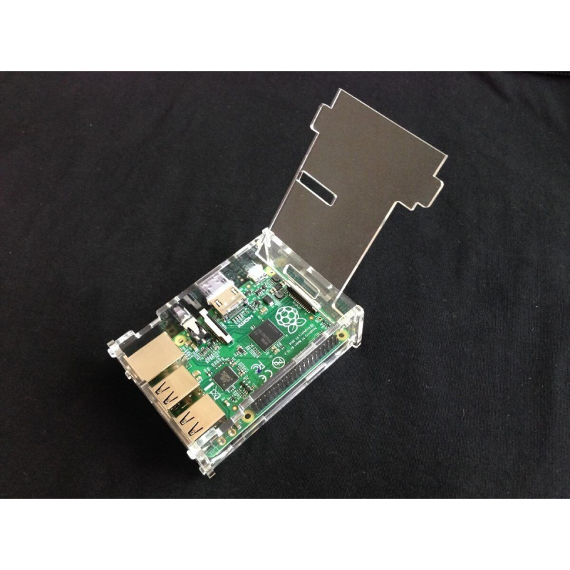 CAJA TRANSPARENTE MONTABLE PARA RASPBERRY PI 3 B / 2 B / B+