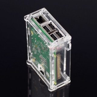 CAJA TRANSPARENTE MONTABLE PARA RASPBERRY PI 3 B / 2 B / B+