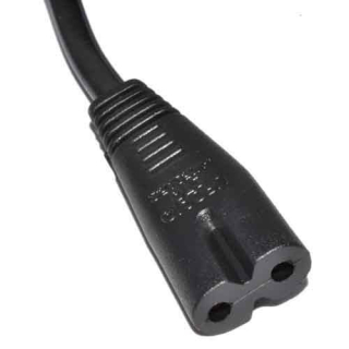 CABLE ALIMENTACION EUROPEO A IEC-C7 1,8M NEGRO