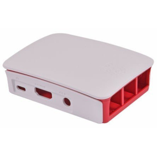 CAJA OFICIAL FRAMBUESA/BLANCO PARA RASPBERRY PI 3