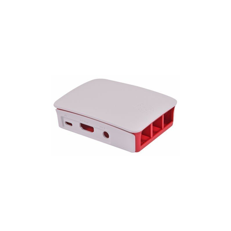 CAJA OFICIAL FRAMBUESA/BLANCO PARA RASPBERRY PI 3