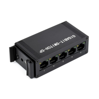 SWITCH INDUSTRIAL GIGABIT 5P - CARRIL DIN