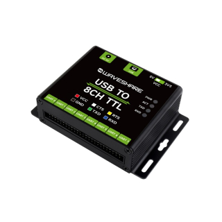 CONVERSOR INDUSTRIAL USB A 8 CANALES TTL/UART