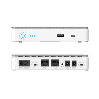 MINI SAI/UPS DC 5V/9V/12V - SOPORTE PoE 15V/24V