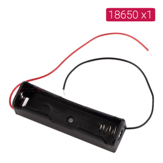PORTAPILAS PARA 1 BATERIA LITIO 18650 – 3,7V