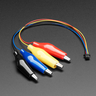 JST SH 4 PIN CON PINZAS COCODRILO – CABLE STEMMA QT / QWIIC PARA PROTOTIPADO RAPIDO