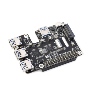 HAT+ PCIe A M.2 Y USB 3.2 PARA RASPBERRY PI 5 – EXPANSIÓN NVME Y 4 PUERTOS USB DE ALTA VELOCIDAD