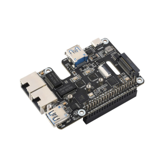 HAT+ PCIE A M.2 USB ETH PARA RASPBERRY PI 5 – EXPANSIÓN NVME, DOBLE ETHERNET 2,5G Y USB 3.2