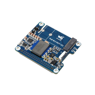 POE M.2 HAT+ 5V 5A PARA RASPBERRY PI 5 – ALMACENAMIENTO NVME + ALIMENTACIÓN POE
