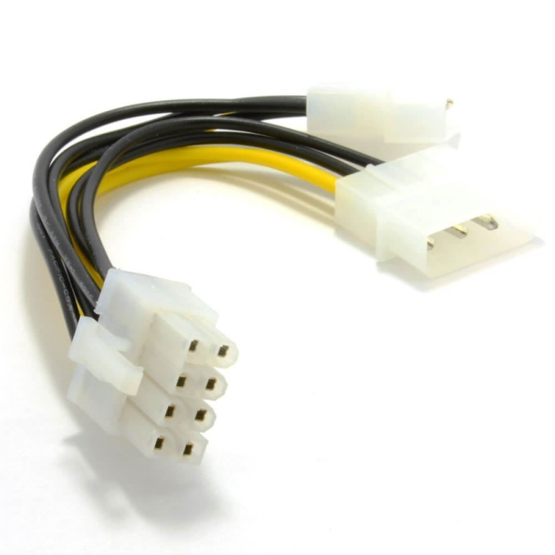 CABLE CONVERSOR 2xMOLEX 4 PINES A PCI-EXPRESS 8 PINES