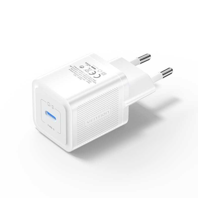CARGADOR GaN USB-C 20W PD - CARGA RAPIDA
