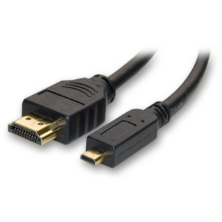 CABLE HDMI A MICRO HDMI (TIPO D) 1M. M/M NEGRO