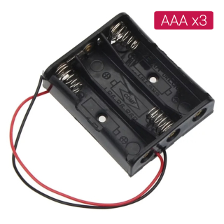 PORTAPILAS PARA 3 PILAS AAA / LR03 – 4,5V