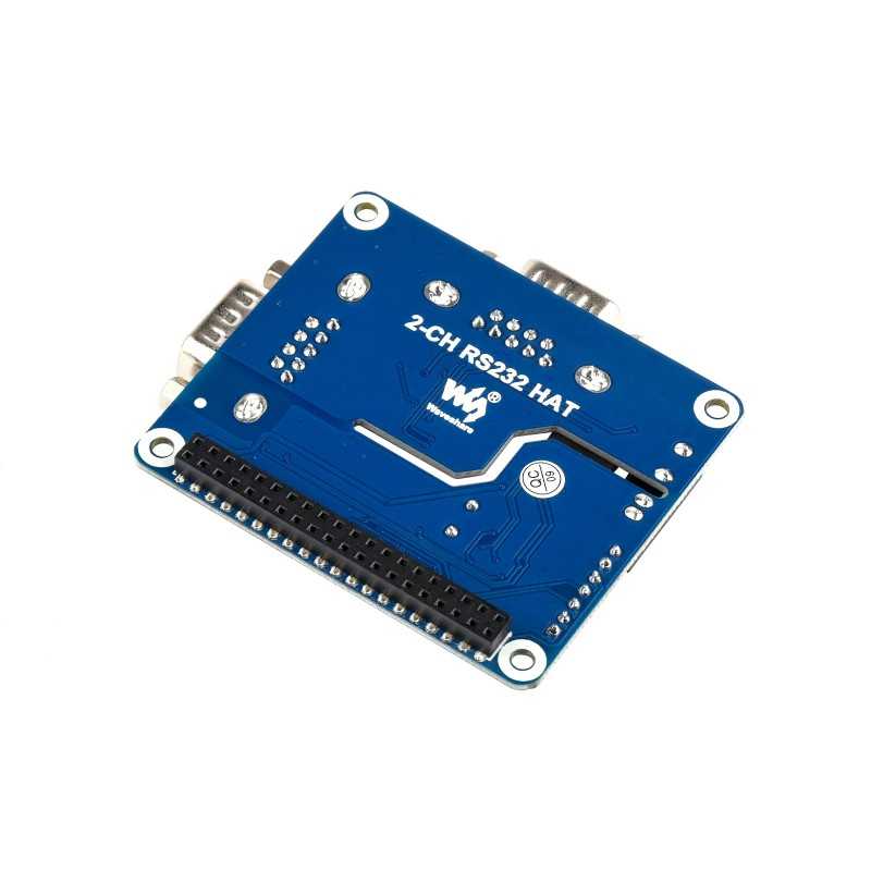 HAT EXPANSION RS232 AISLADO 2-CANALES PARA RASPBERRY PI