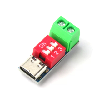 SEÑUELO SELECTOR VOLTAJE USB-C PD - 5~20V
