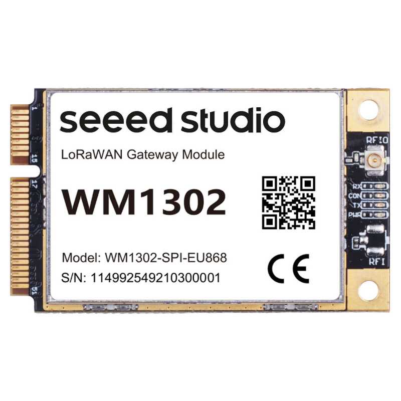 SEEED MODULO GATEWAY LORA WM1302+SX1262 – 868MHz, MINIPCIE, SPI