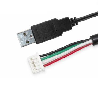 CABLE USB 2.0 A TERMINAL JST MX1.25-4P – 30CM
