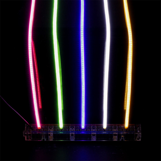 FILAMENTO NOODLE LED FLEXIBLE (MULTIPLES COLORES Y LONGITUDES)