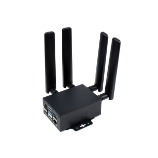 HAT+ 5G/4G/3G RM500U-CNV CON CAJA Y ANTENAS PARA RASPBERRY PI