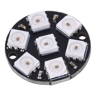 ANILLO LED RGB WS2812B - 7 PIXELES 5050
