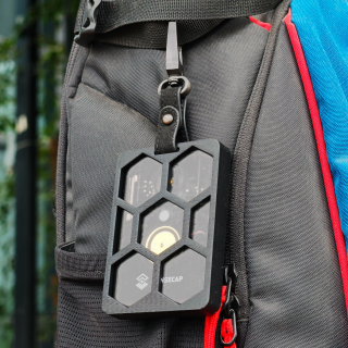 FUNDA PROTECTORA CON LLAVERO DE CUERO PARA SENSECAP T1000-E MESHTASTIC