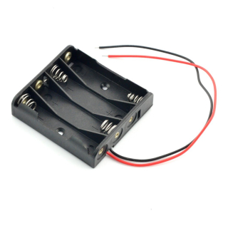 PORTAPILAS PARA 4 PILAS AAA / LR03 – 6V