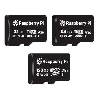 TARJETA MICROSD OFICIAL RASPBERRY PI (32GB/64GB/128GB) - A2 U3 V30 TARJETA MICROSD OFICIAL RASPBERRY PI (32GB/64GB/128GB) - A2 U3 V30
