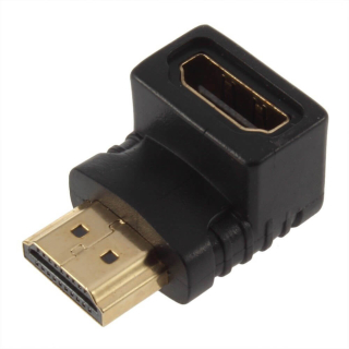 ADAPTADOR HDMI MACHO/HEMBRA CODO/ANGULO/270º