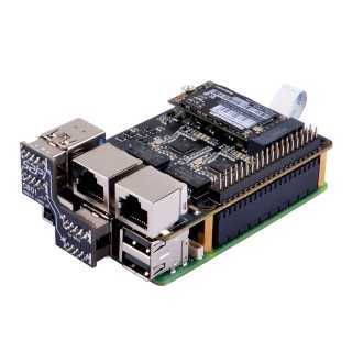 52Pi U2500 HAT M.2 NVME 2230/2242 + USB3.0 A DUAL 2.5g ETHERNET