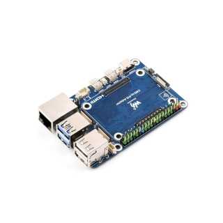 ADAPTADOR CM5 A RASPBERRY PI 5 CON ENTRADA DE MICRÓFONO Y AUDIO