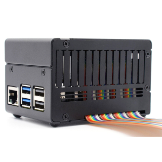 KKSB CAJA ALUMINIO RASPBERRY PI 5 - GRAN ESPACIO INTERIOR Y ABERTURAS