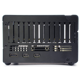 KKSB CAJA ALUMINIO RASPBERRY PI 5 - GRAN ESPACIO INTERIOR Y ABERTURAS