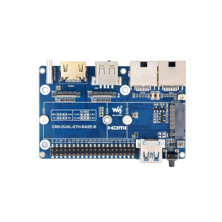 MINI-ORDENADOR DUAL ETHERNET 1G/2.5G PARA RASPBERRY PI CM5