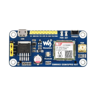 HAT GSM/GPRS/BLUETOOTH PARA RASPBERRY PI CON COMUNICACIÓN 2G