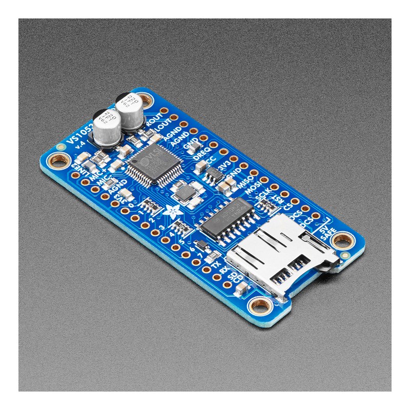 ADAFRUIT VS1053 BREAKOUT MP3/WAV/MIDI/OGG + MICROSD V4