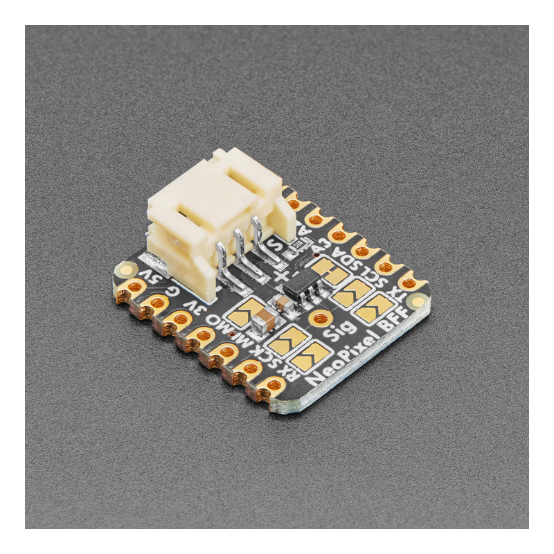 MÓDULO BFF DRIVER NEOPIXEL PARA QT PY Y XIAO — LEVEL SHIFTER 5V CON CONECTOR JST PH