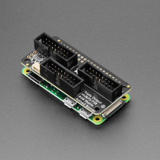 ADAFRUIT BONNET TRIPLE MATRIZ LED HUB75 PARA RASPBERRY PI
