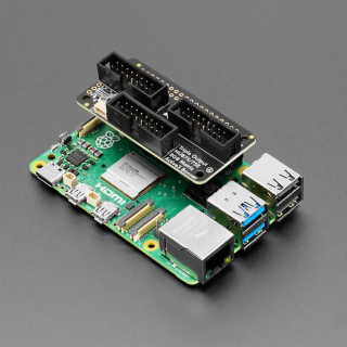 ADAFRUIT BONNET TRIPLE MATRIZ LED HUB75 PARA RASPBERRY PI