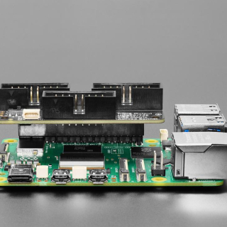 ADAFRUIT BONNET TRIPLE MATRIZ LED HUB75 PARA RASPBERRY PI