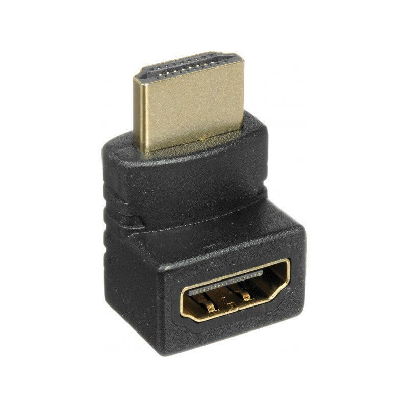 Adaptador HDMI Macho - Hembra tipo Codo