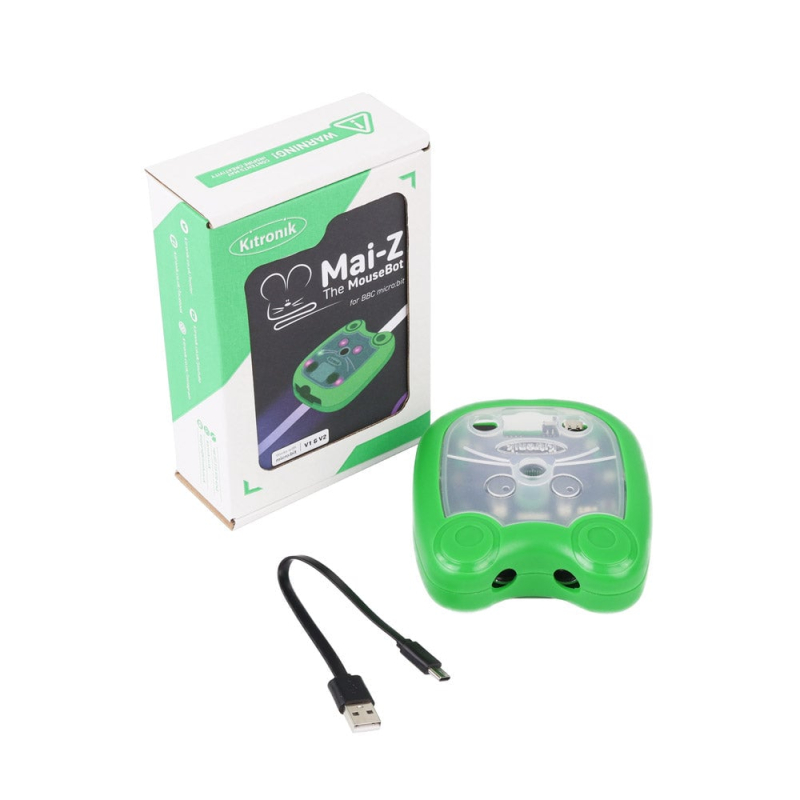 MAI-Z ROBOT PROGRAMABLE PARA BBC MICRO:BIT — EDUCACIÓN STEM CON SENSORES Y LEDS