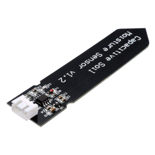 SENSOR CAPACITIVO DE HUMEDAD DE SUELO v1.2 - SONDA ANALÓGICA ANTICORROSIÓN PARA RIEGO Y AGRICULTURA