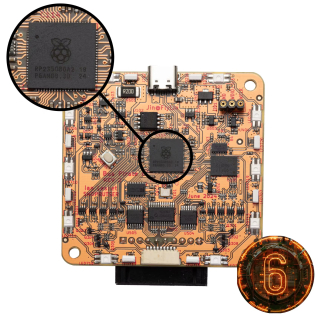 BUS PIRATE 6 (RP2350B) CON CAJA - REV2B
